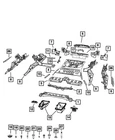 Genuine Mopar D Pillar Reinforcement Right 68578662AB New. Price: $57.33.
