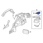 Genuine Ford Quarter Panel Extension LJ8Z-5845114-B New. Price: $613.75.