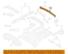 Nissan Oem 08-15 Rogue Select Body Floor Rails-rear Shield 74798JM00A New. Price: $209.09.