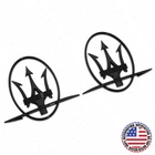 Maserati Left Right Side Quarter Panel Rear Logo Badge Emblem Sport Gloss Black New. Price: $82.49.