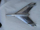1956 Chevrolet Bel Air Hood Ornament 3731752C-4 Oem Gm Chevy Jet Plane Eagle Used. Price: $73.00.