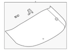 Genuine Nissan Lift Gate Glass 90300-5MS0A New. Price: $709.99.