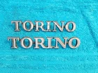 1972 Ford Gran Nos Front Fender Tailgate 'torino' Emblems Name Plates New. Price: $199.00.