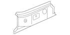 Genuine Volkswagen Side Bracket 5C5-813-088 New. Price: $231.68.