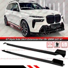 For 19-25 Bmw X7 G07 Gt Winglet Style Gloss Black Side Skirt Extension Splitter New. Price: $162.99.
