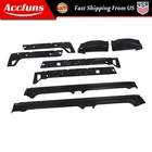 Steel Rocker Panel Black New Fit For Silverado Sierra 1500 Crew Cab 1999-2007. Price: $402.00.