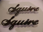 1972 Ford Squire Script Emblems Oem #D2OB-16098-GA Pair Used. Price: $49.99.