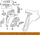 Gm Oem 16-19 Cruze Quarter Panel Inner Structure-glass Reinf 23205381 New. Price: $25.60.