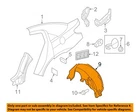 Chrysler Oem 11-14 Avenger Quarter Panel Components-wheelhouse Liner 5303909AG New. Price: $185.44.