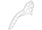 Genuine Mopar Outer Wheelhouse 57010088AA New. Price: $43.51.