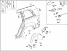 Genuine Mercedes X164 Gl-class Cover Rear Left 164884472264 New. Price: $157.42.