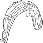 Genuine Mercedes-benz Wheel House Covering Oem 2176901300 New. Price: $234.67.