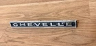 Vintage 1960 Chevelle Trunk Panel Emblem Oem Gm 7656571 W/ Posts 8 Long Used. Price: $42.63.