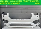 2020 2021 Volvo Front Bumper Cover Oem Original 31663527 Used. Price: $649.50.
