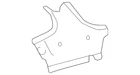 Genuine Nissan Quarter Panel Reinforcement G6343-6CAMA New. Price: $204.54.