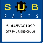 Subaru Qtr Pnl End Cpllh 51445VA0109P, New Genuine Oem Part. Price: $21.20.