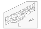 Genuine Nissan Rear Body Panel 79110-9DJ0A New. Price: $529.51.