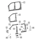 For Ram 1500 2019-2023 Mopar 68293784AD Body Side Aperture Outer Complete Panel New. Price: $686.26.