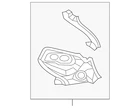 Genuine Mazda Quarter Panel Extension B4YA-70-44YA New. Price: $185.75.