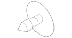 Genuine Land-rover Rocker Molding Rivet HYQ100060PUY New. Price: $5.16.