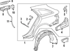 Genuine Mercedes-benz Vent Flap 214-830-86-00-64 New. Price: $45.45.