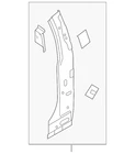 Genuine Ford Inner Lock Pillar FL3Z-1640476-A New. Price: $157.48.