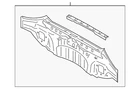 Genuine Subaru Rear Body Panel 52401VA0119P New. Price: $225.43.