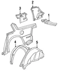 Genuine Gm Inner Panel Reinforcement 10120786 New. Price: $12.04.