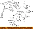 Gm Oem 19-23 Blazer Quarter Panel Components-wheelhouse Liner 42443604 New. Price: $185.42.
