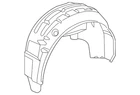 Genuine Volkswagen Wheelhouse Liner 5C6-810-971-D New. Price: $97.76.