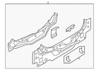 Genuine Mazda Rear Panel Assembly CC33-70-750A New. Price: $209.45.