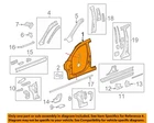 Gm Oem 10-17 Terrain Pillars, Rocker Floor Uniside-uniside Panel 23218871 New. Price: $2328.35.