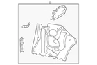 Genuine Mopar Quarter Panel 04878706AJ New. Price: $39.19.