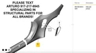 Porsche 911 Turbo Cabrio Left Quarter Panel -side Part 992809029KGRV New. Price: $9500.00.