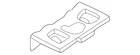 Genuine Nissan Rear Body Panel Retainer H5240-6RRMA New. Price: $31.21.