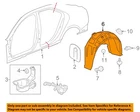 Gm Oem 13-18 Ats Quarter Panel Components-wheelhouse Liner 23130487 New. Price: $150.79.