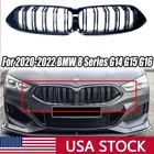 For Bmw 8-SERIES G14 G15 G16 20-22 Gloss Black Dual Slats Front Kidney Grill New. Price: $87.62.