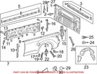 Genuine Oem Quarter Panel Splash Shield For Toyota 656020C030 New. Price: $55.73.