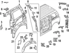 Genuine Volkswagen Inner Panel Guide Bracket 1T3-809-800 New. Price: $32.25.