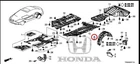 Honda Right Rear Inner Fender 2012-2015 Civic Oem# 74552-TR0-G01 New. Price: $184.73.