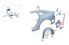 Mercedes-benz Eqs V297 Rear Left Fender Connecting Sheet A2976300901 No Duty New. Price: $350.42.