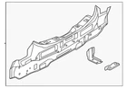 Genuine Nissan Rear Body Panel G9110-5SAMA New. Price: $365.11.