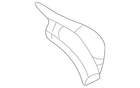 Genuine Ford Quarter Panel Reinforcement YS4Z-5429452-CA New. Price: $9.36.