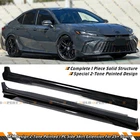 For 25-2026 Toyota Camry Ctm Underground Gray Black 2-TONED Side Skirt Extension New. Price: $174.99.