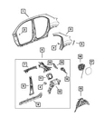 Genuine Mopar Body Side Aperture Rear Reinforcement Left 68285370AA New. Price: $12.25.