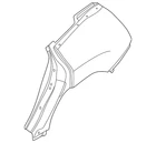 Genuine Bmw Quarter Panel 41-00-9-630-963 New. Price: $2757.15.