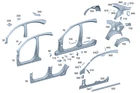 Genuine Mercedes-benz Connecting Sheet 214-639-19-00 New. Price: $405.00.