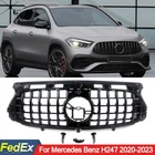 Fits Mercedes Benz H247 GLA200 GLA250 20+ Gloss Black Front Bumper Grille New. Price: $115.99.