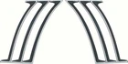 Oer K280 Quarter Panel Louver Moldings New. Price: $74.99.