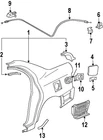 Genuine Gm Vent Louver 94857650 New. Price: $16.13.